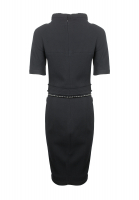 Black Chanel Pearls Dress