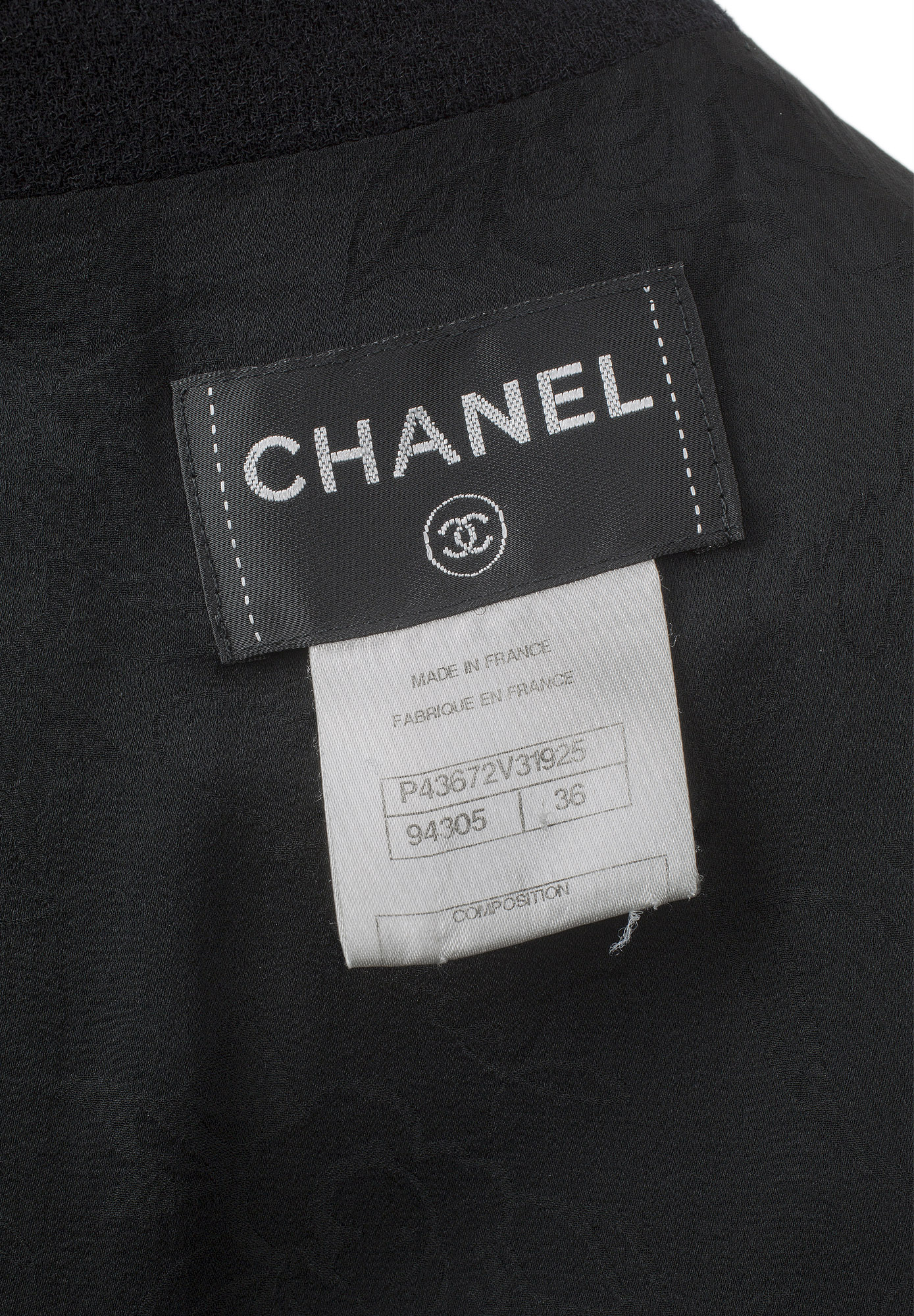 Black Chanel Pearls Dress