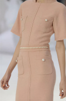 Black Chanel Pearls Dress