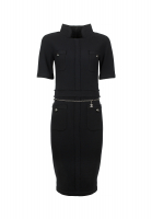 Black Chanel Pearls Dress