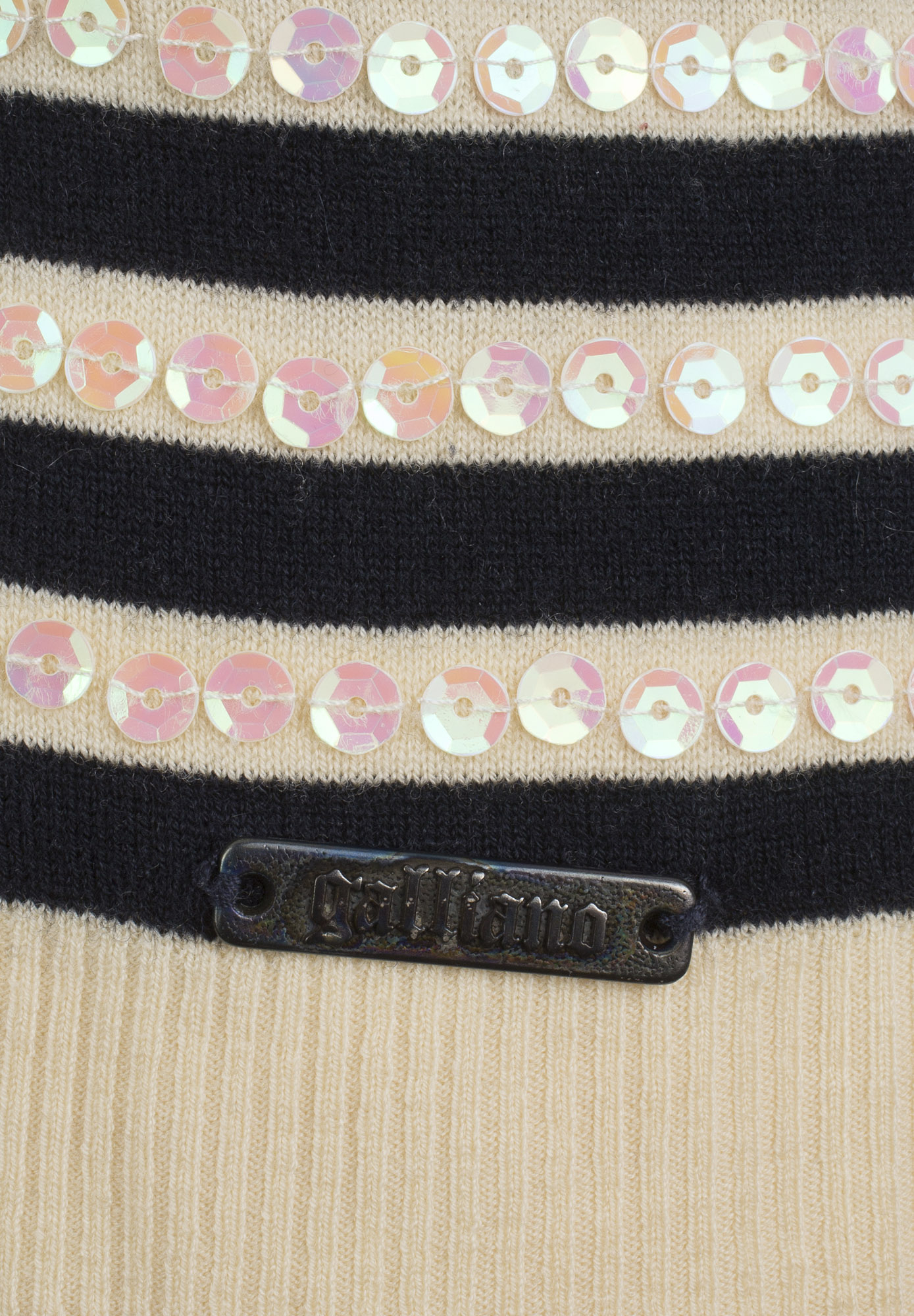 John Galliano Striped Top