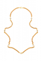 Chanel Chain Necklace with Crystals 