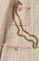 Chanel Chain Necklace with Crystals 