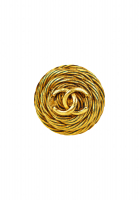 Chanel Twisted Clips With Logo