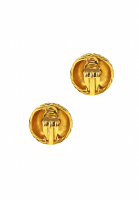 Chanel Twisted Clips With Logo