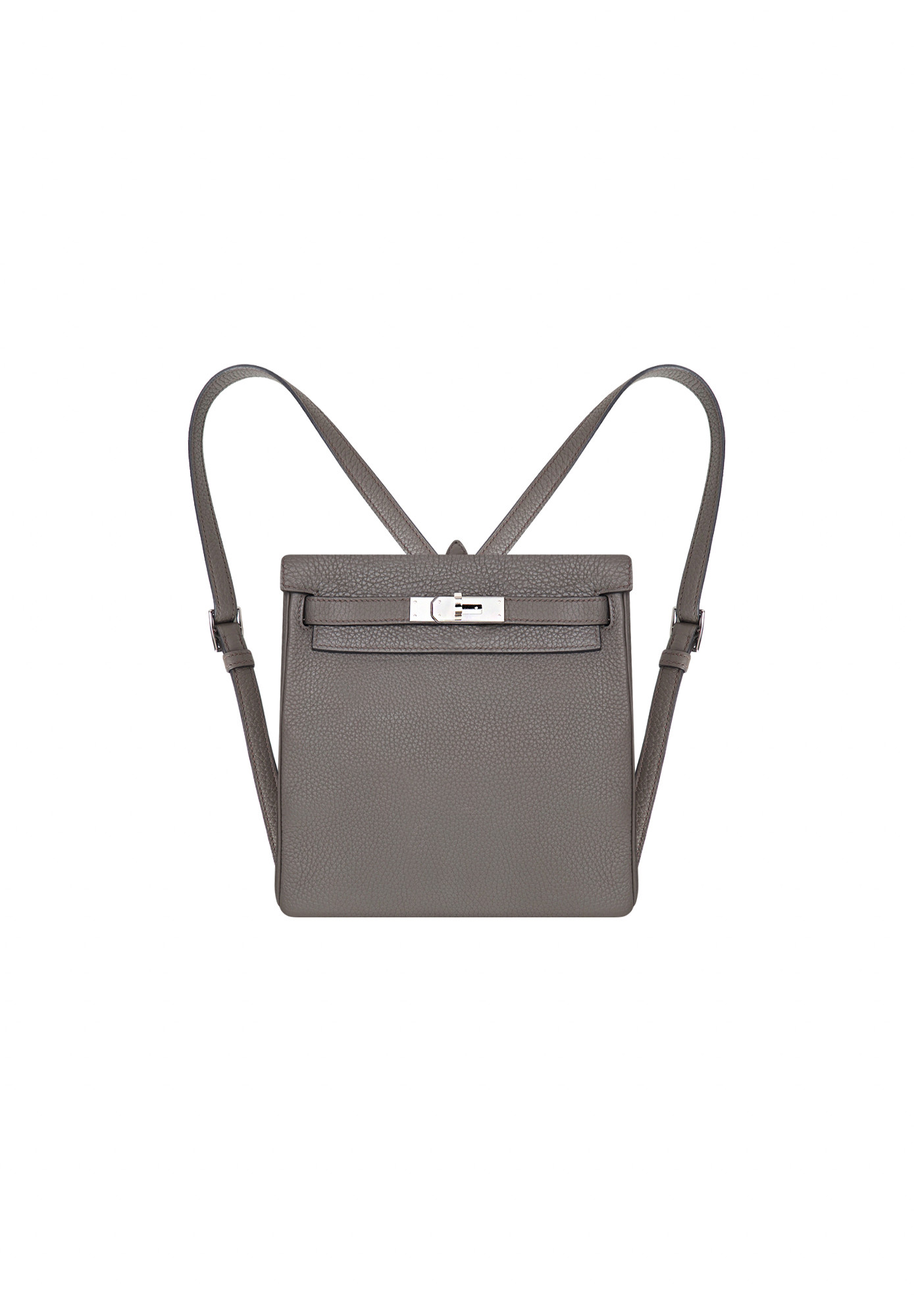 Hermès Kelly Ado II Etain Clemence Backpack