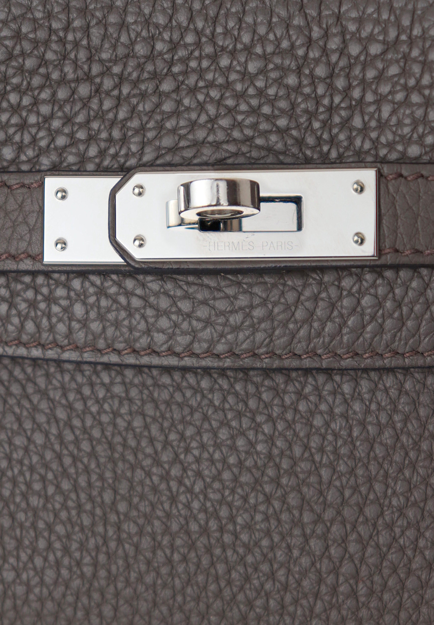 Hermès Kelly Ado II Etain Clemence Backpack