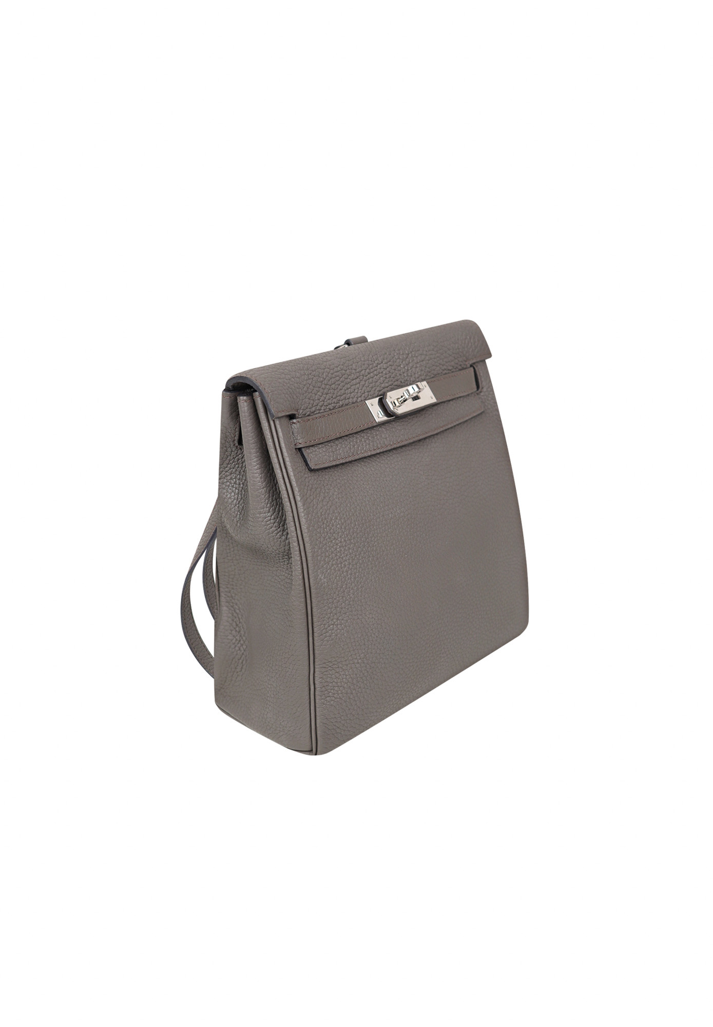 Hermès Kelly Ado II Etain Clemence Backpack