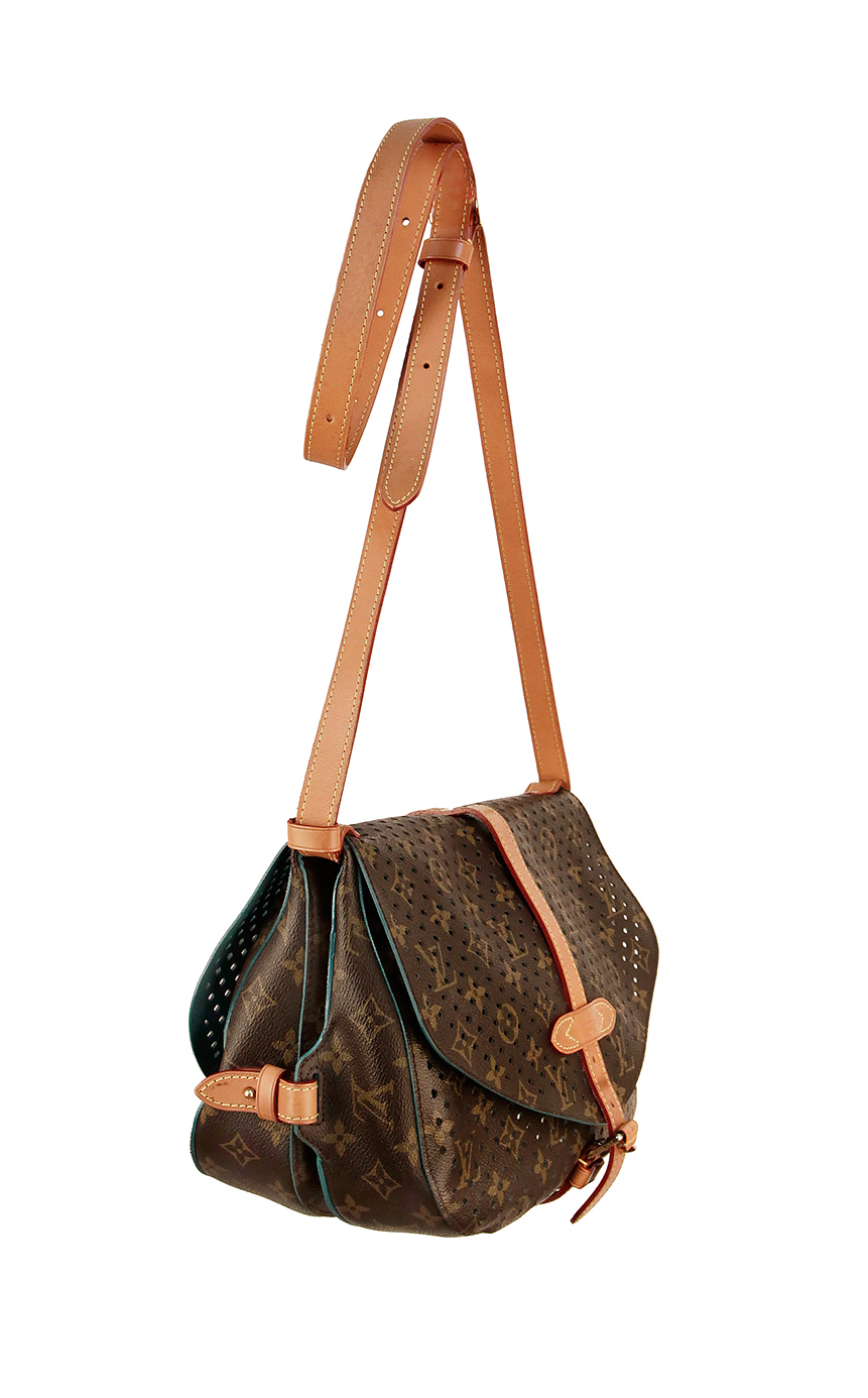 Louis Vuitton Limited Edition Saumur Mono Flore Bag