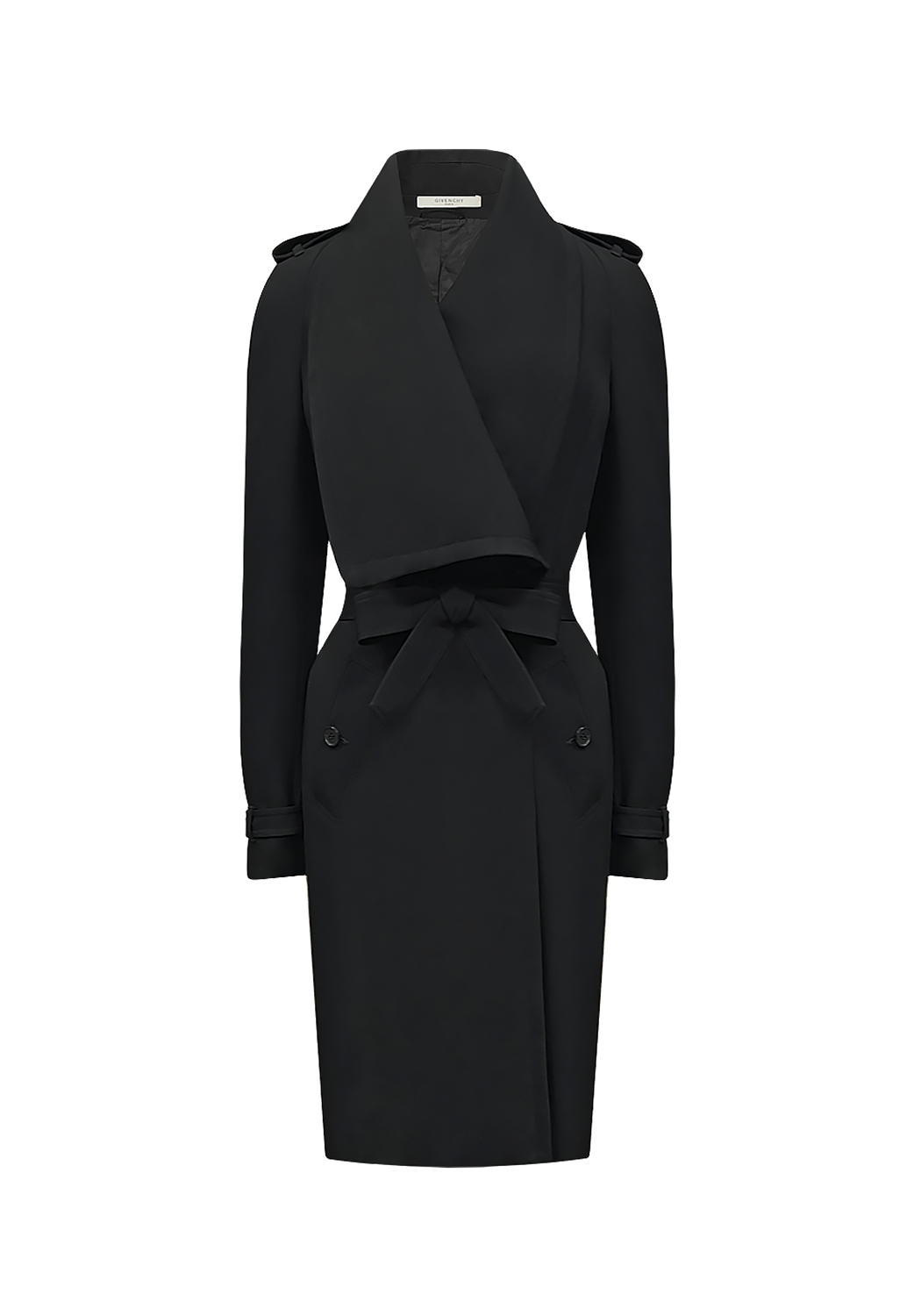 Givenchy Black Wool Coat