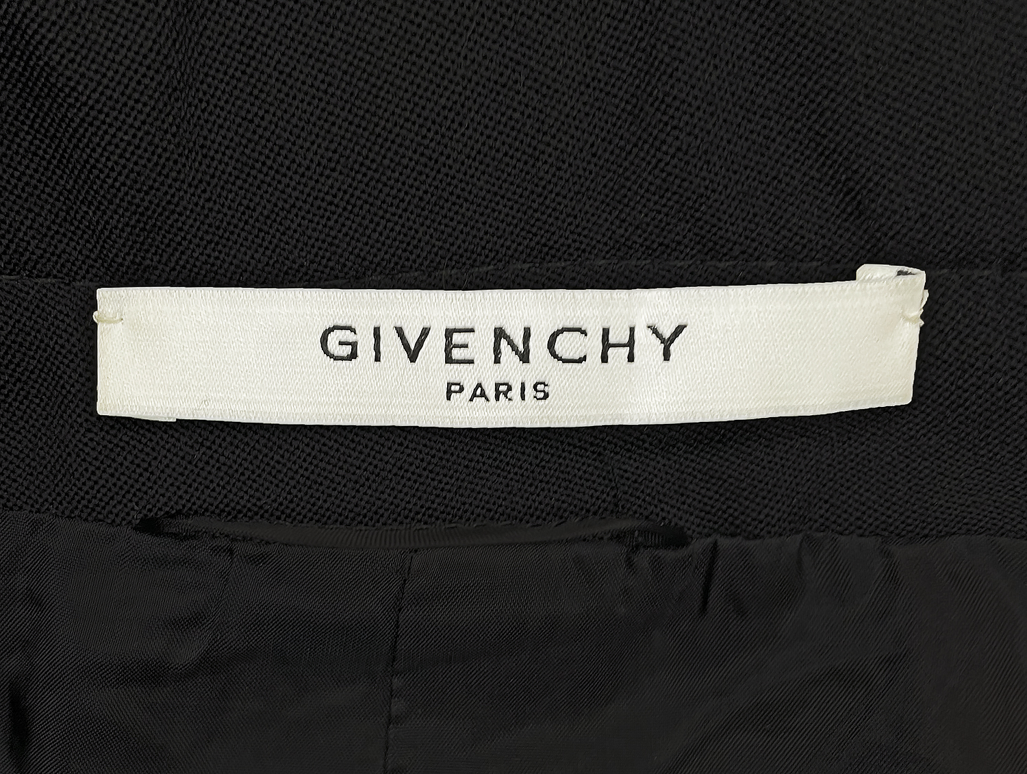 Givenchy Black Wool Coat