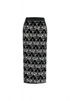 Ann Demeulemeester Black and White Skirt