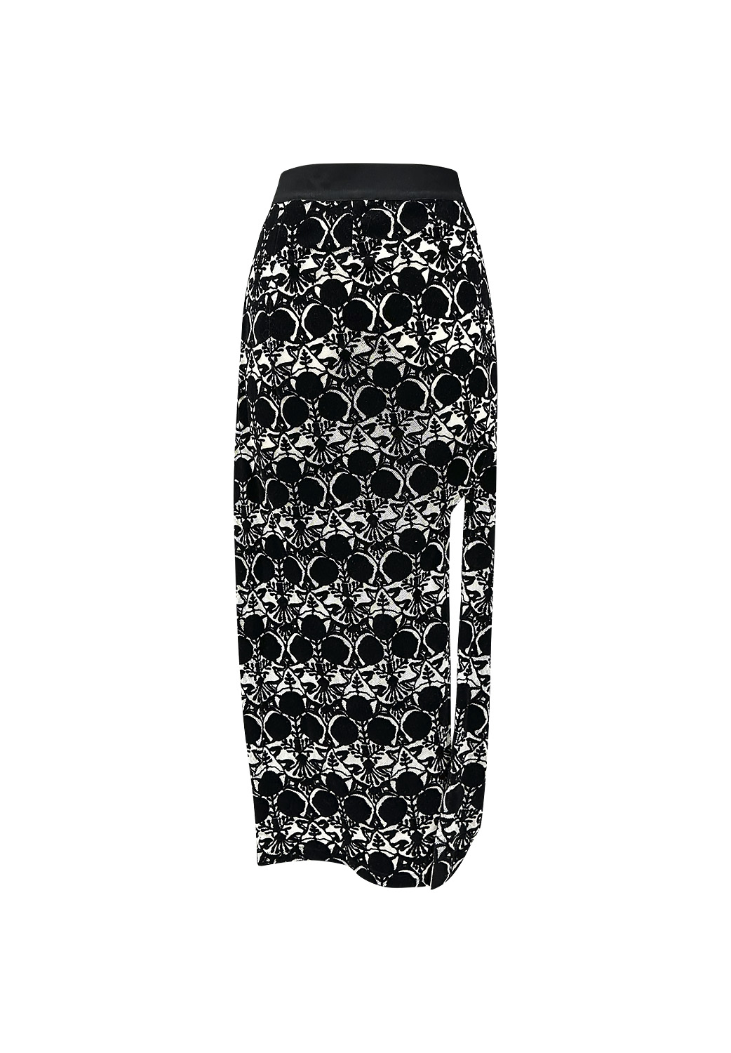 Ann Demeulemeester Black and White Skirt