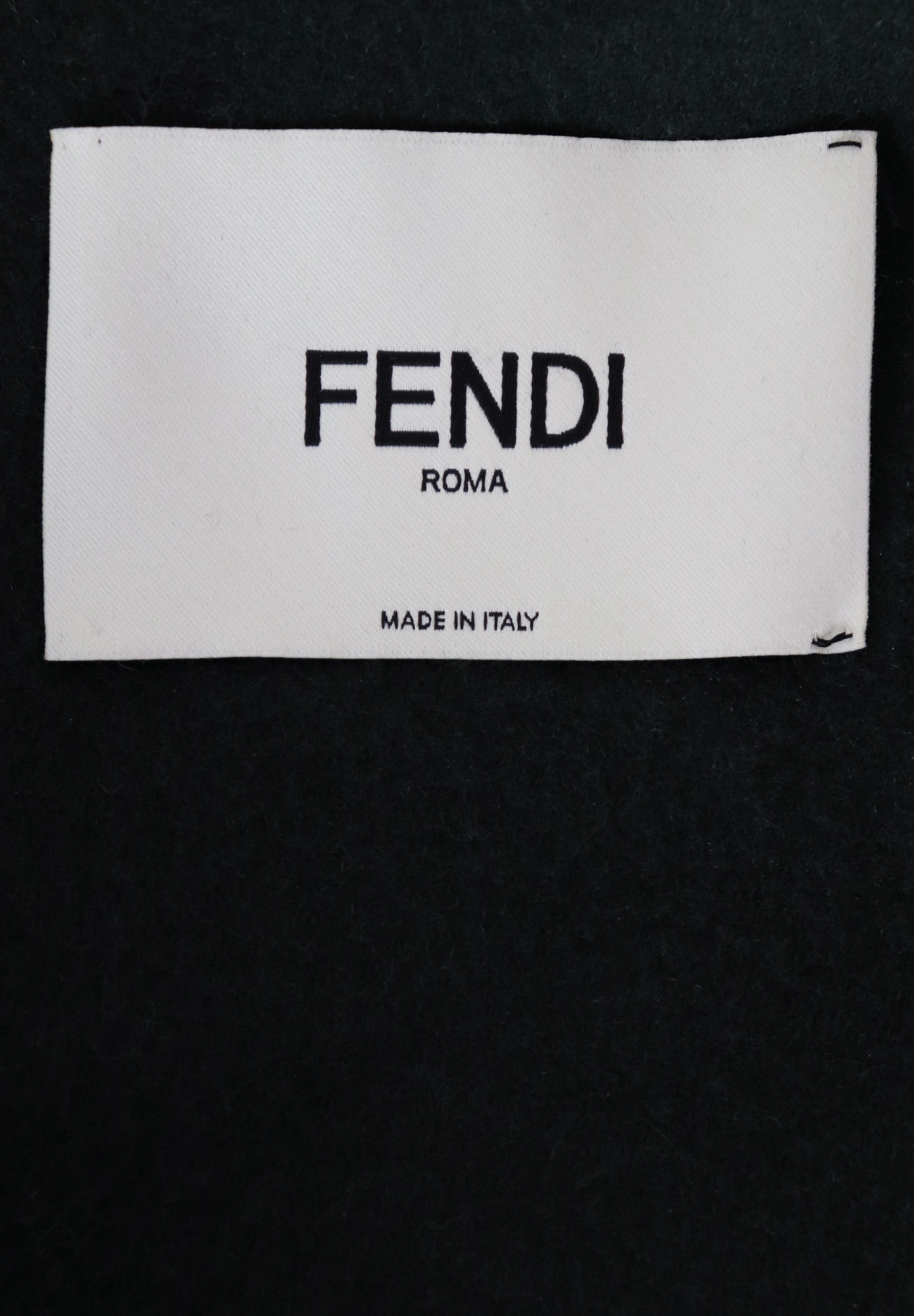 Fendi Cashmere Coat With Fur