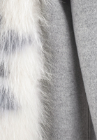 Fendi Cashmere Coat With Fur