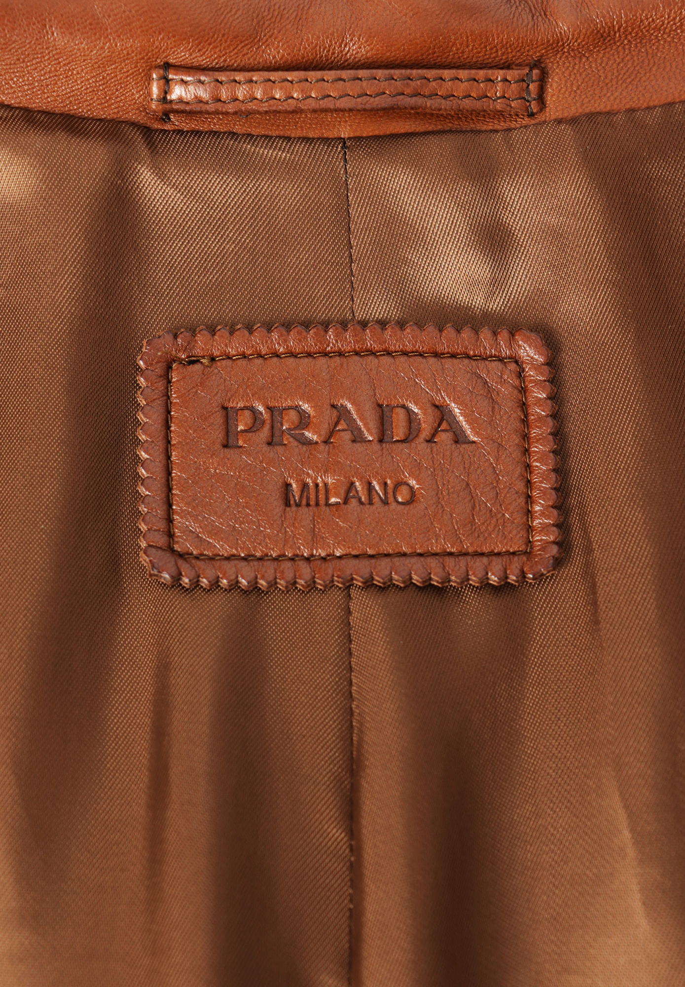 Prada Leather Coat