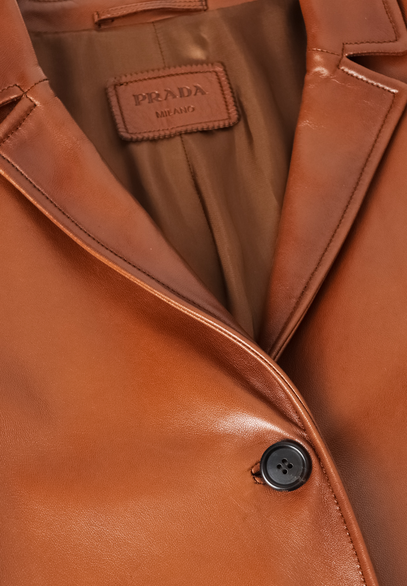 Prada Leather Coat