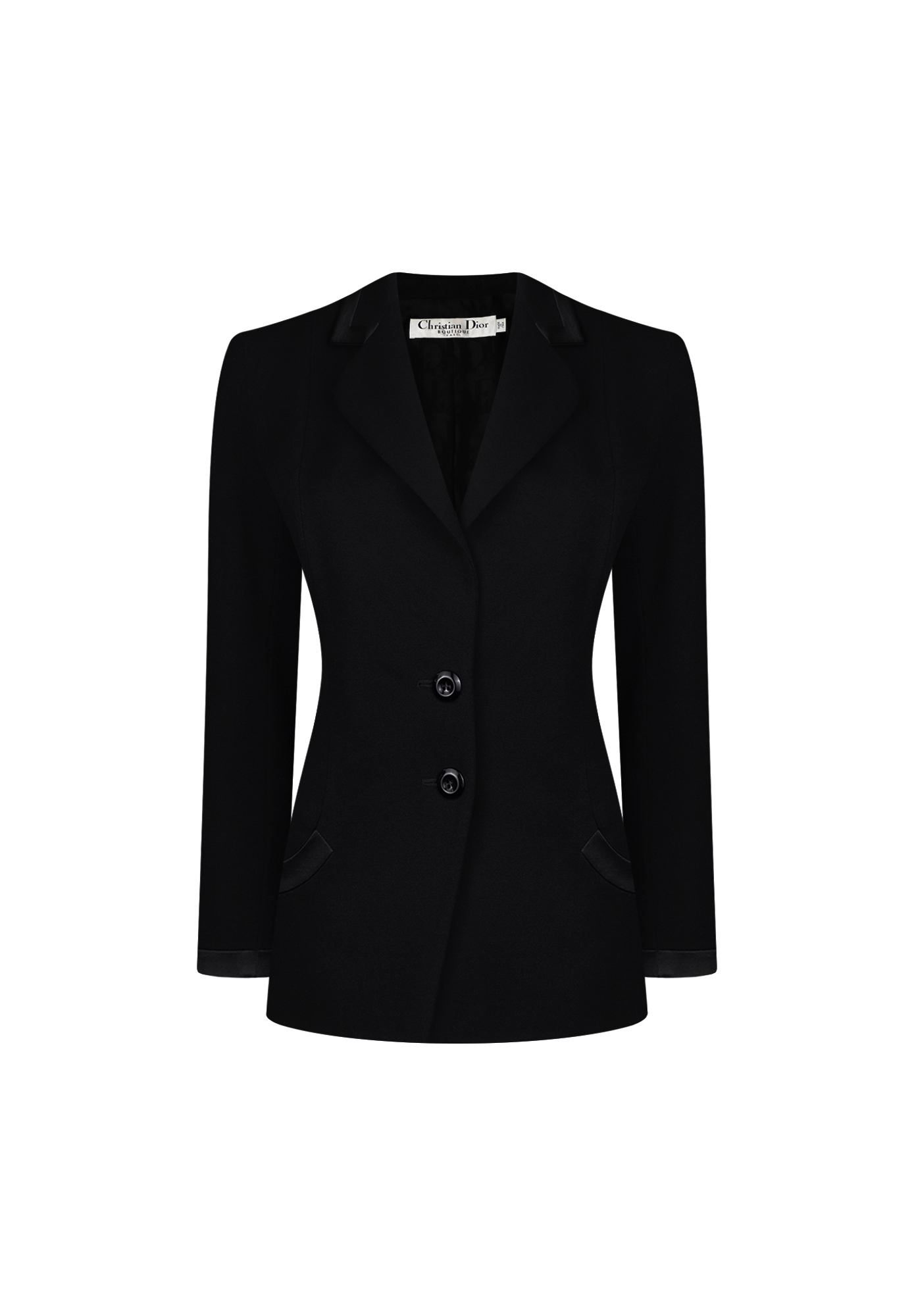 Christian Dior Jacket With Satin Trim