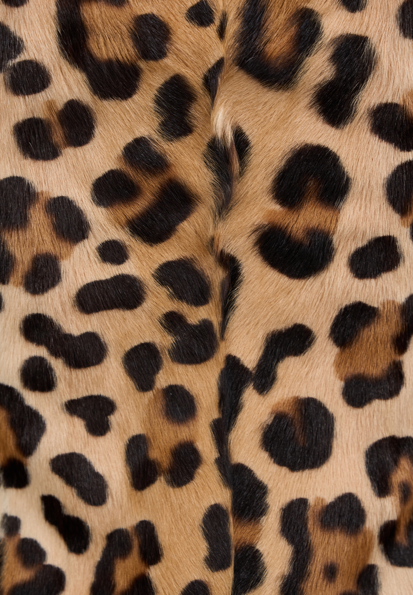 Valentino Leopard Print Fur Vest