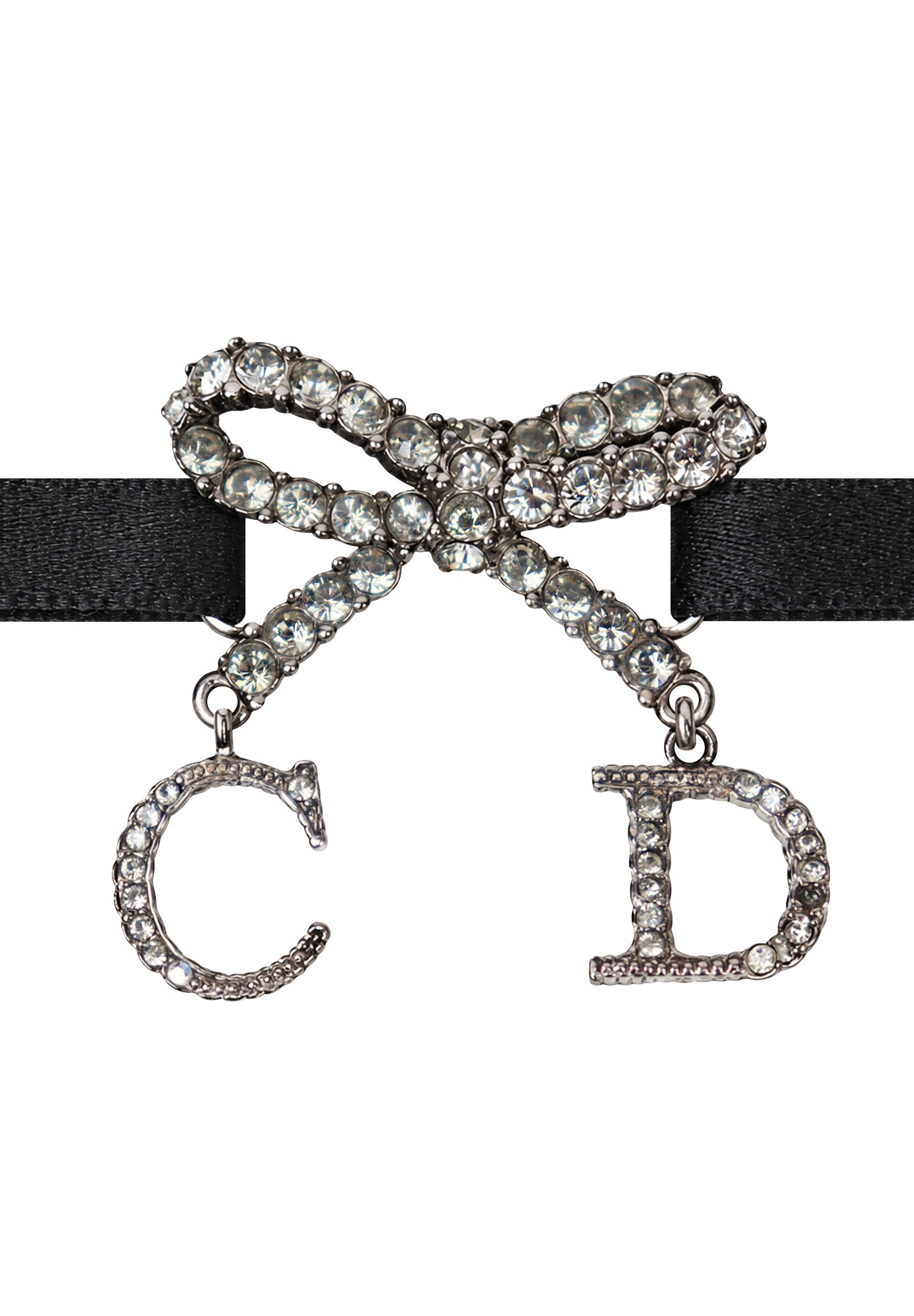 Christian Dior Bow Bracelet with Crystals