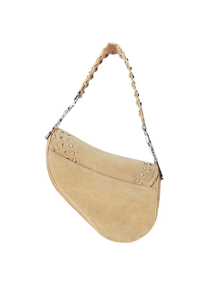 Christian Dior Saddle Suede Bag