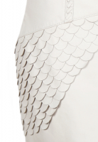 Mugler Leather Scale Skirt