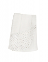 Mugler Leather Scale Skirt