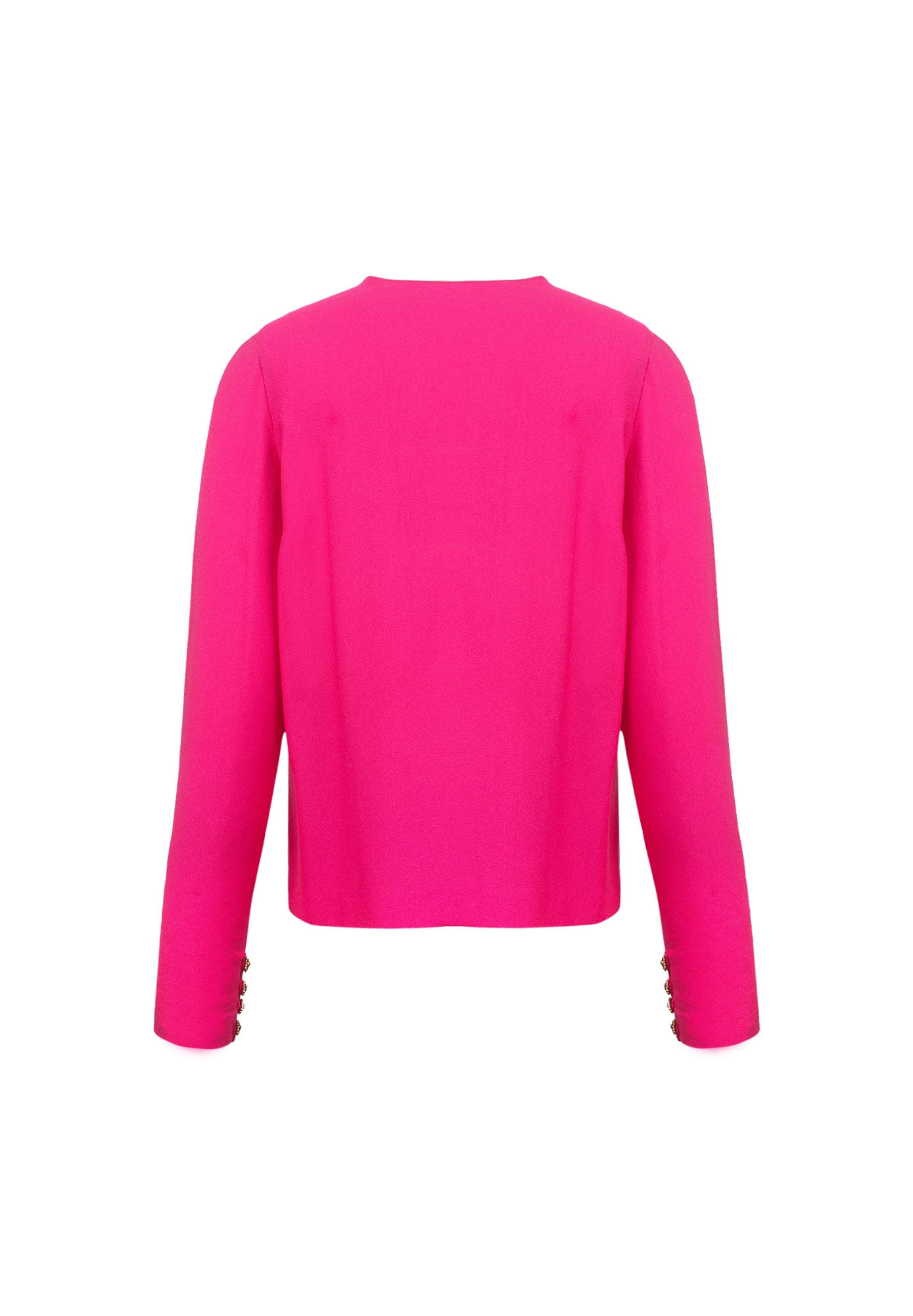 Chanel Silk Blouse In Fuchsia