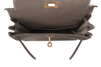 Hermès Kelly Ado II Etoupe Clemence Backpack