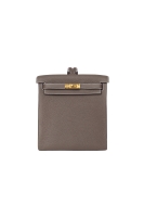 Hermès Kelly Ado II Etoupe Clemence Backpack