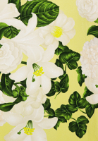 Chanel Silk Scarf With Flowers