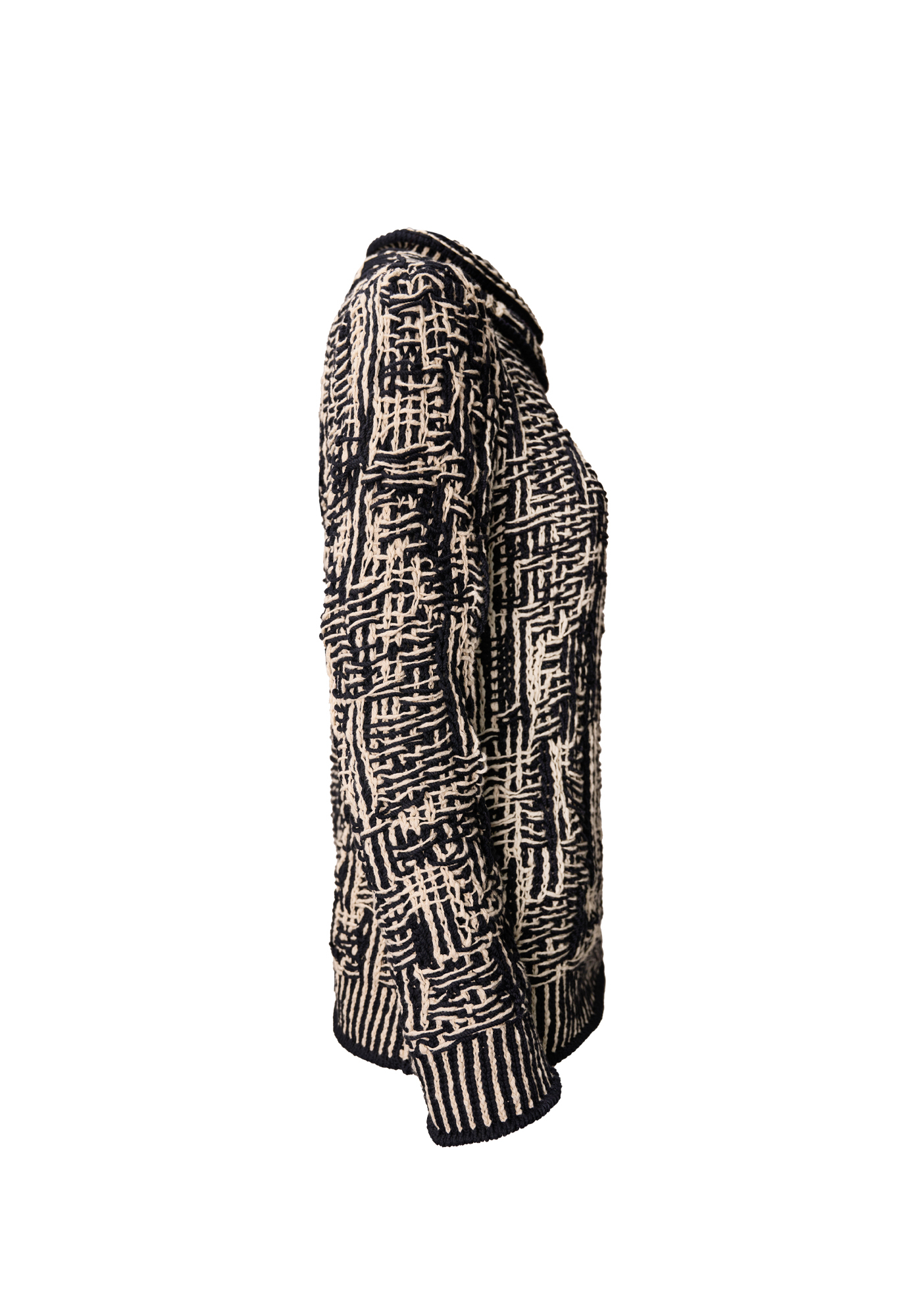 Bottega Veneta Black And White Sweater