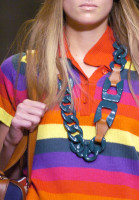 Prada Yellow Chain Belt
