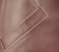 Balenciaga Burgundy Leather Dress