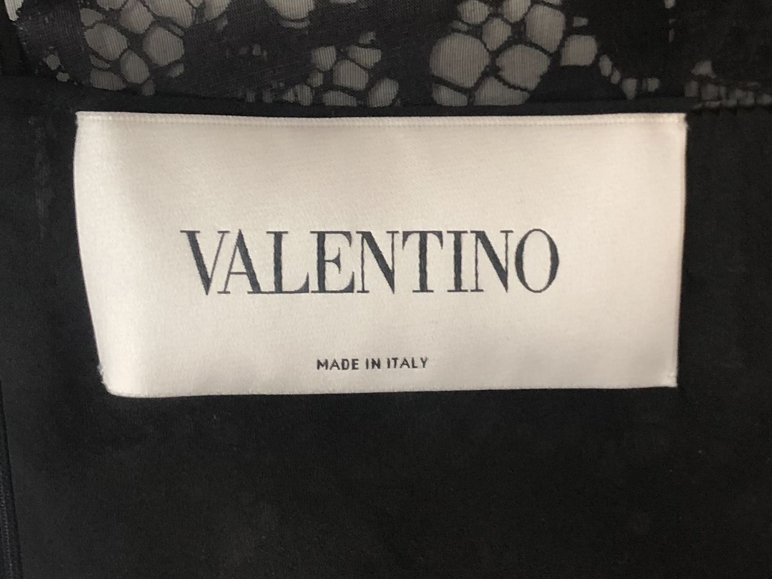 Valentino Black Lace Dress