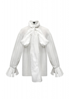 Burberry White Bow Blouse