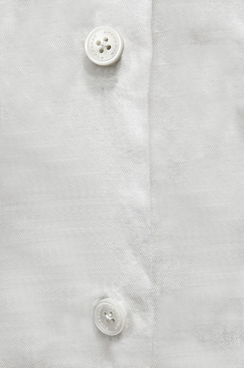 Burberry White Bow Blouse