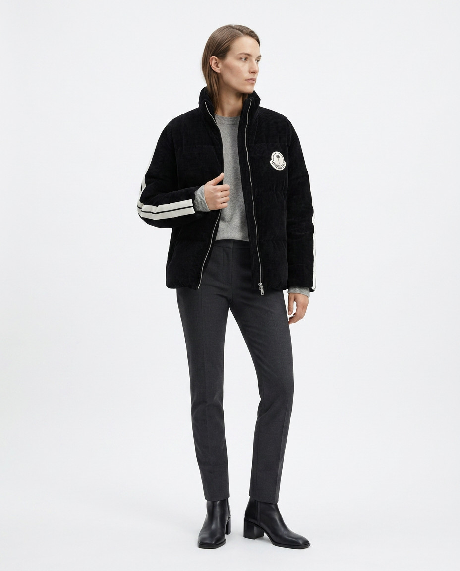 Moncler x Palm Angels Velvet Down Coat