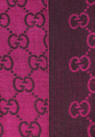 Gucci Shawl With Monograms And Fringes