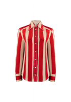 Bottega Veneta Red Striped Shirt