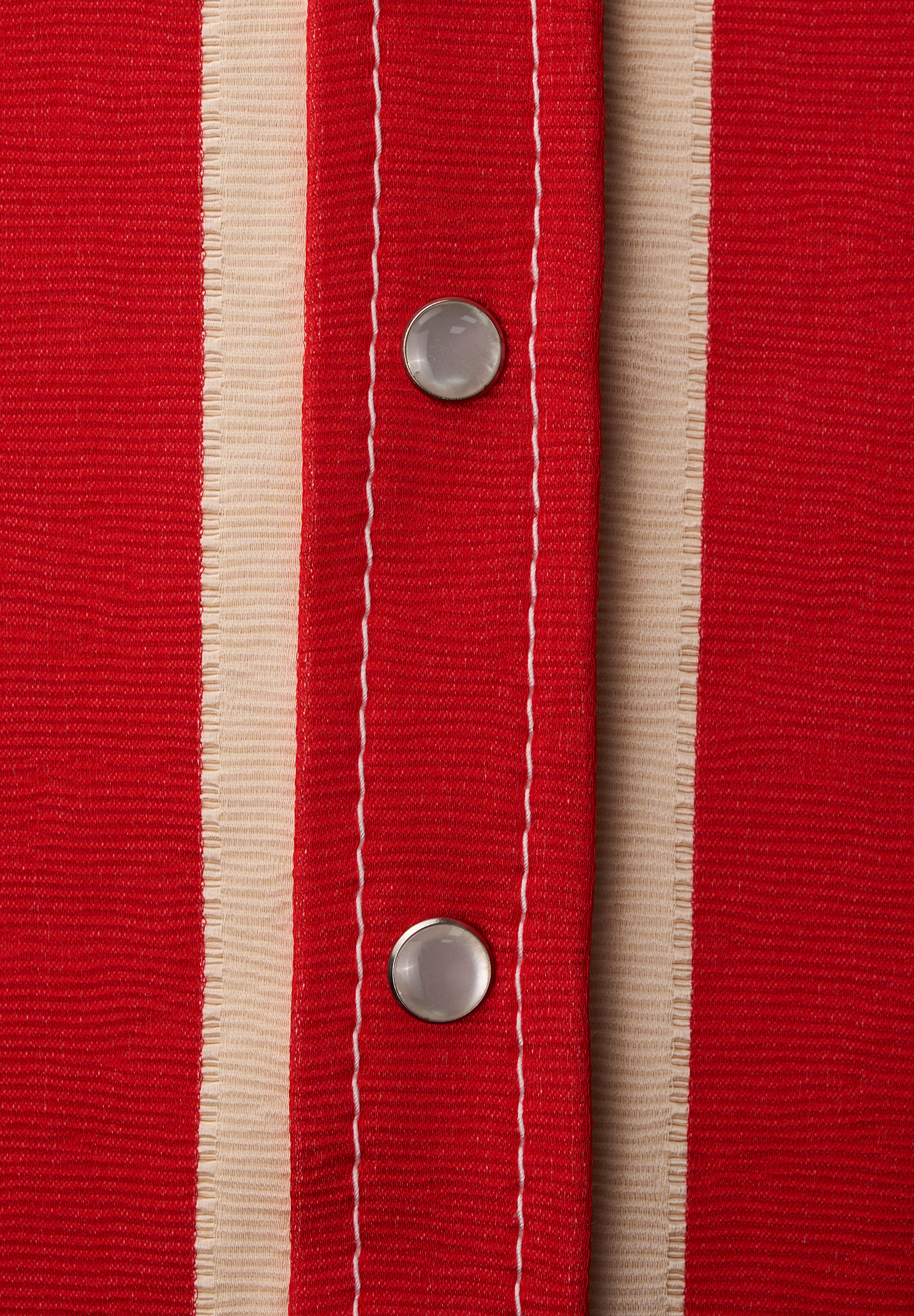 Bottega Veneta Red Striped Shirt