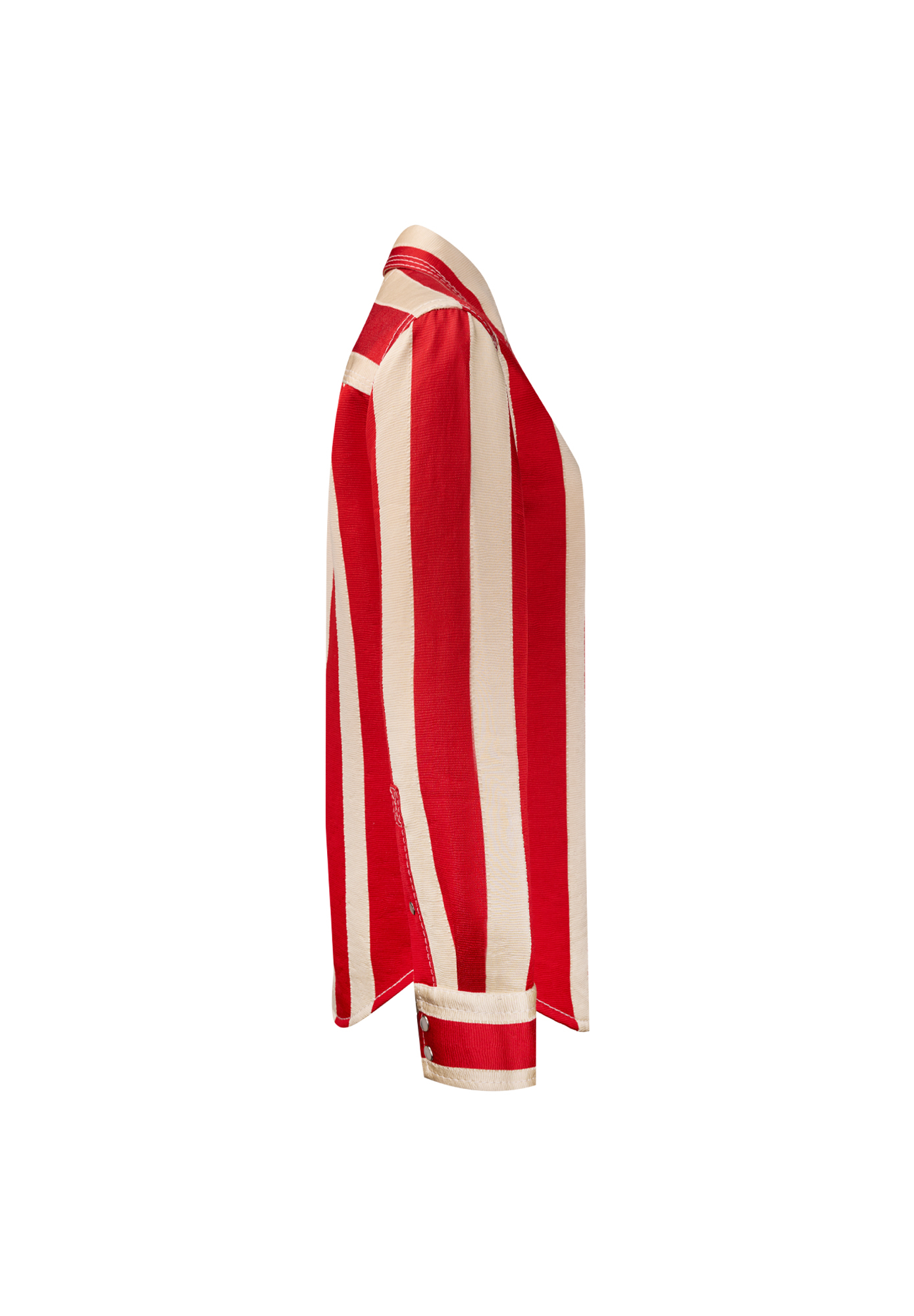 Bottega Veneta Red Striped Shirt