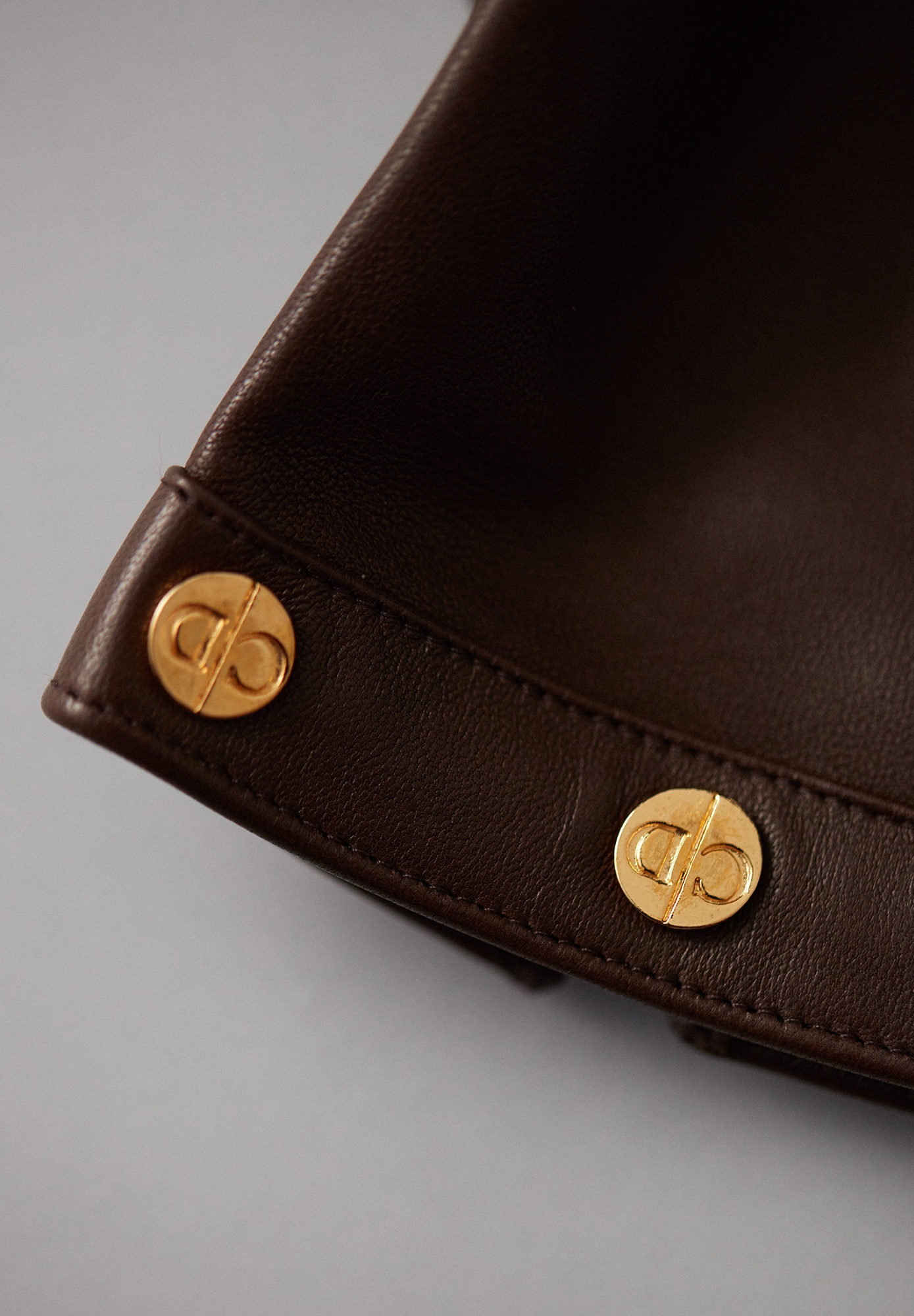 Christian Dior Logo Leather Gloves