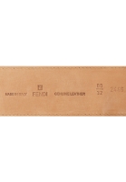 Fendi Beige Belt With Large Buckle