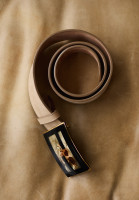 Fendi Beige Belt With Large Buckle