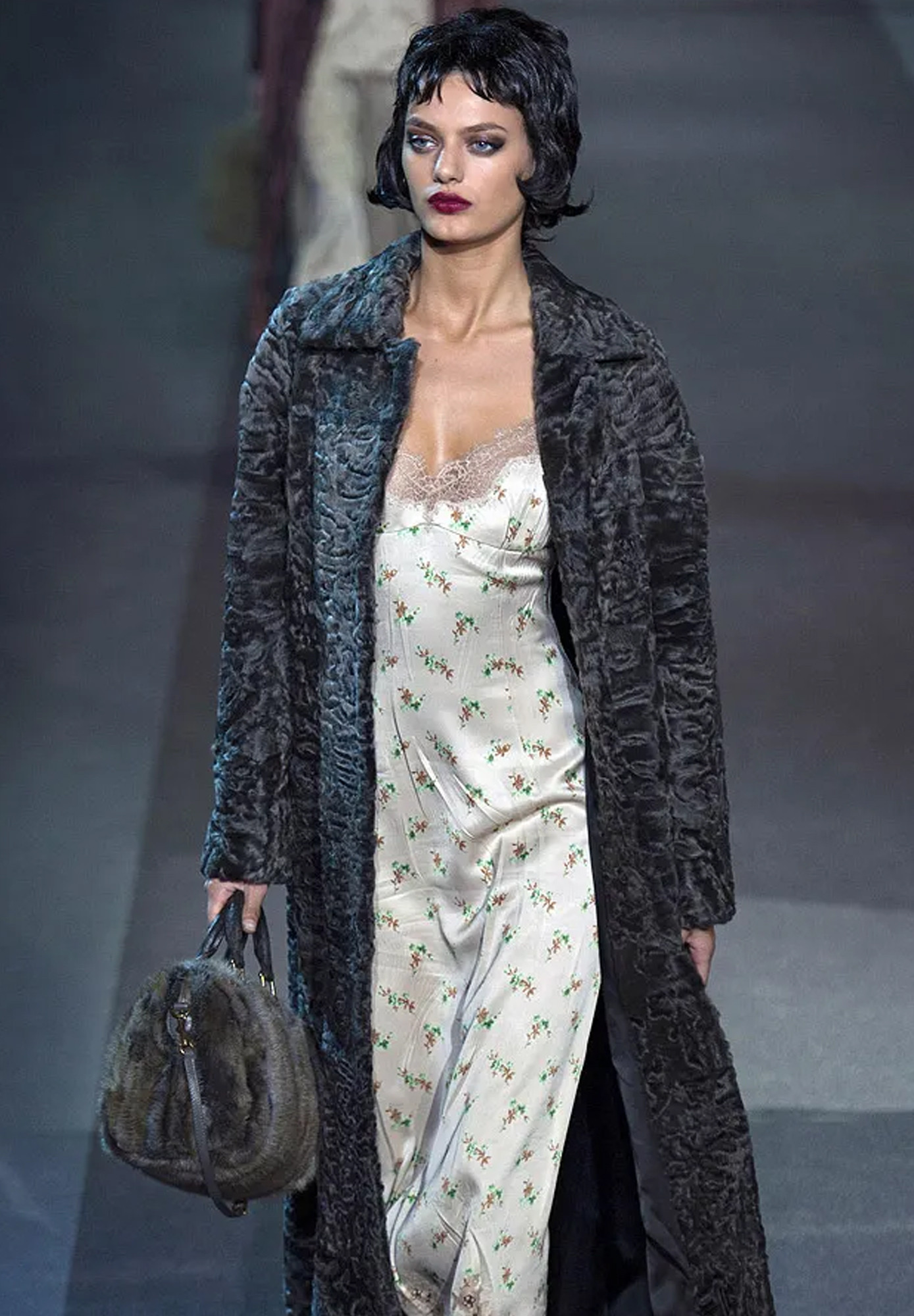 Louis Vuitton Dress With Flowers And Lace