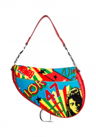Christian Dior Rasta Mania Saddle Bag