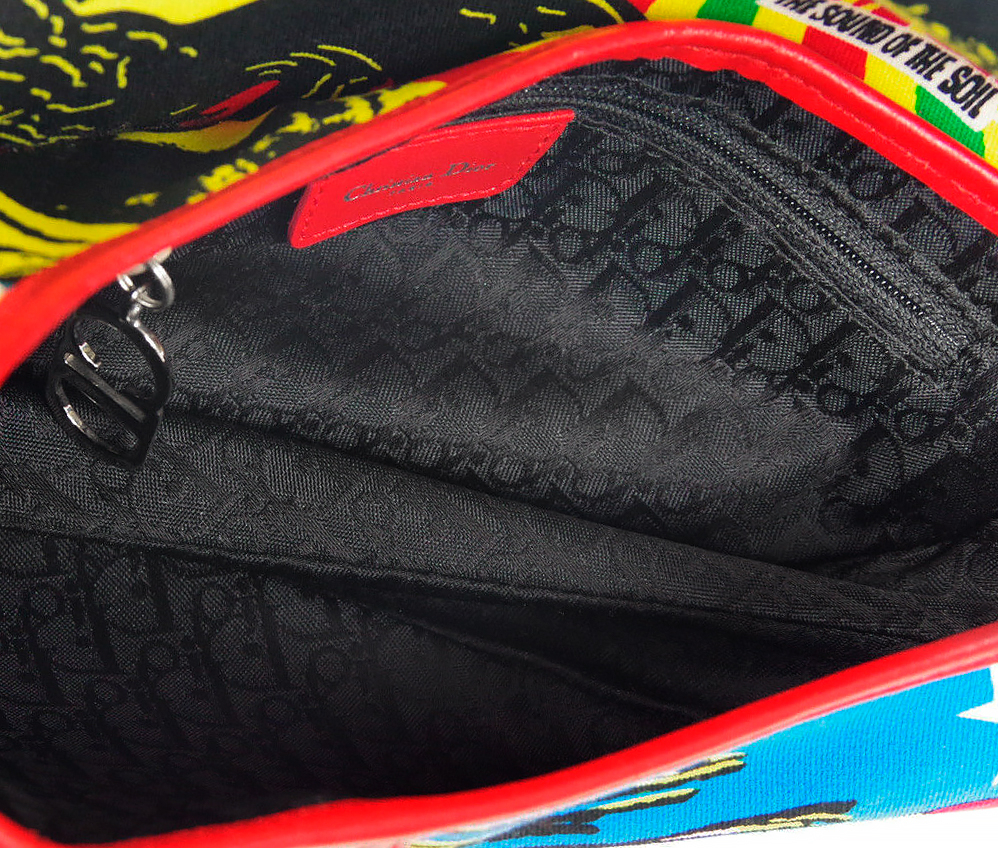 Christian Dior Rasta Mania Saddle Bag