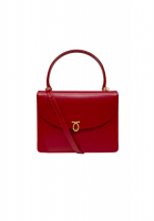 Launer London Bellini Red Leather Bag