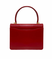 Launer London Bellini Red Leather Bag